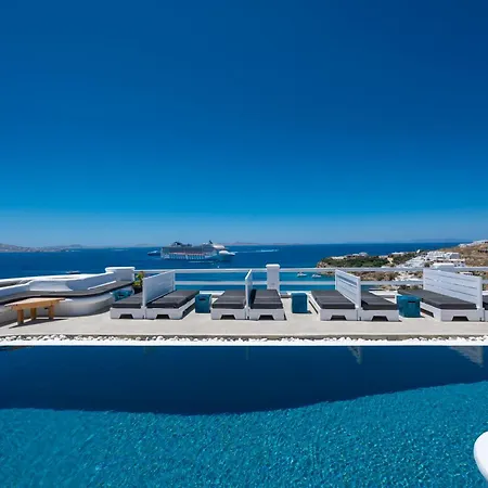 Lägenhetshotell Flaskos Luxury Agios Stefanos (Mykonos)